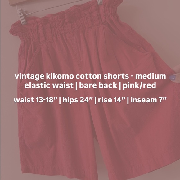 vintage KIKOMO cotton shorts - medium - Picture 6 of 6